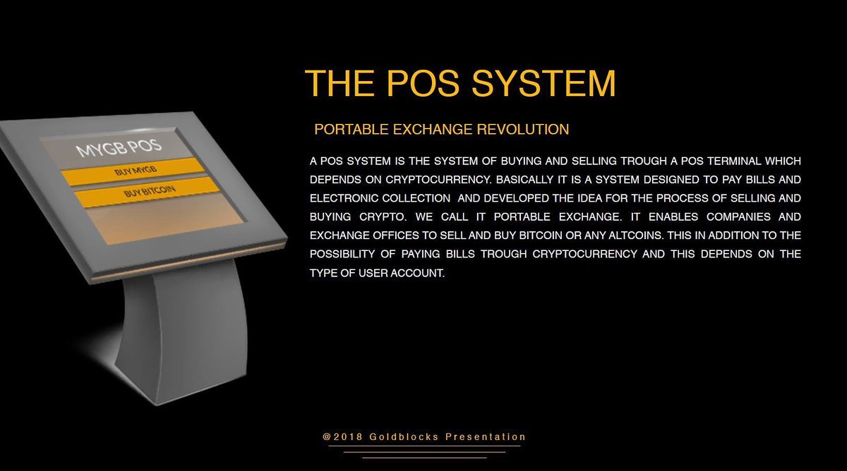 Goldblocks POS-System